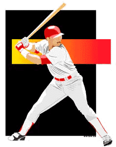 baseball computer illustration